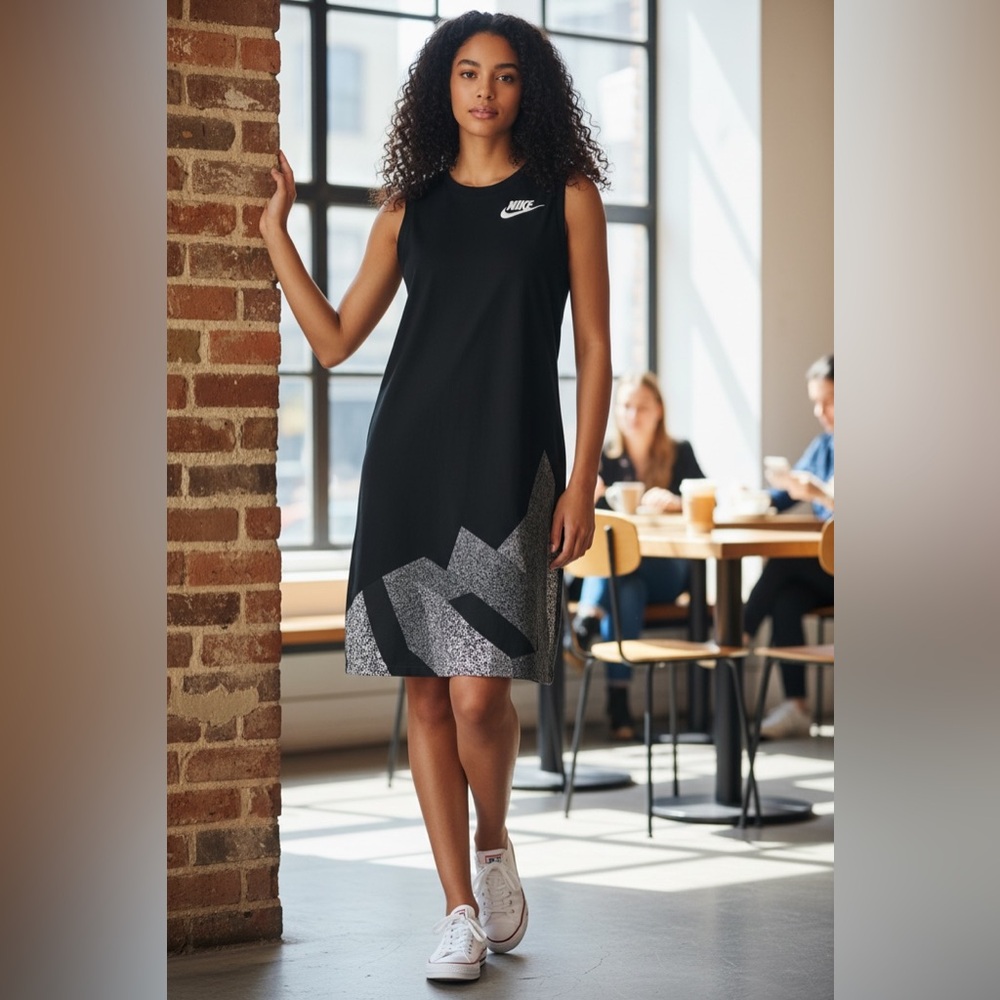 Nike Rally Skyscraper Sleeveless Fleece Dress